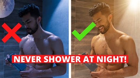 men caught showering